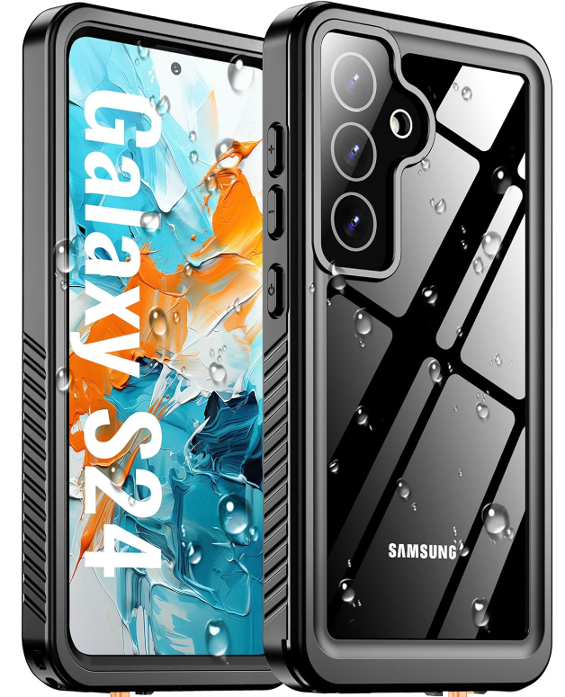 Phone Cases & Screen Protectors: Samsung Galaxy S24 Waterproof Shockproof Case