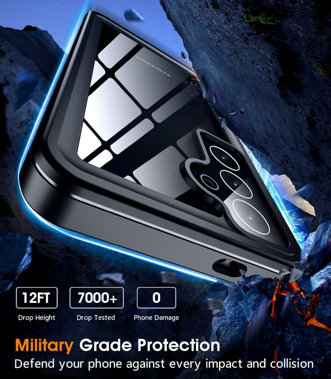 Phone Cases & Screen Protectors: Samsung Galaxy S24 Waterproof Shockproof Case