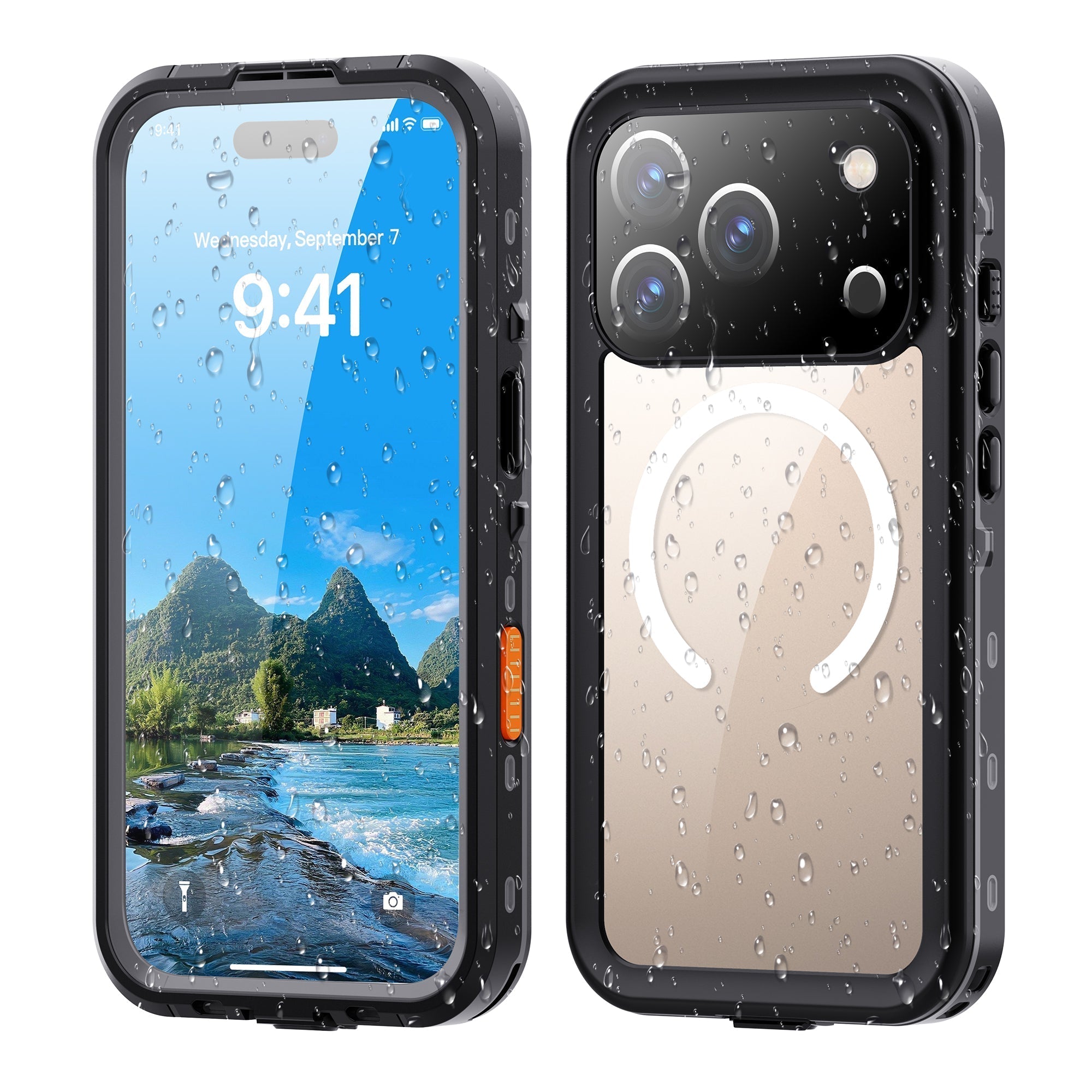 Phone Cases & Screen Protectors: iPhone 17 Pro Waterproof Case Shockproof Lifeproof Case