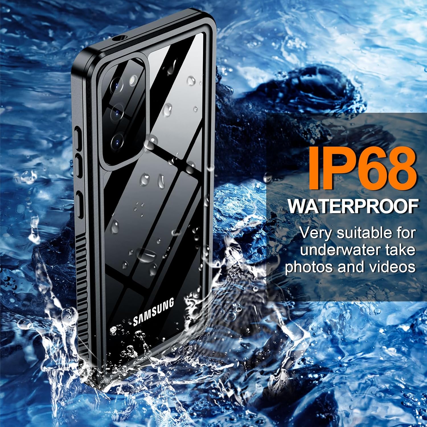 Phone Cases & Screen Protectors: Samsung Galaxy S20 Waterproof Shockproof Case