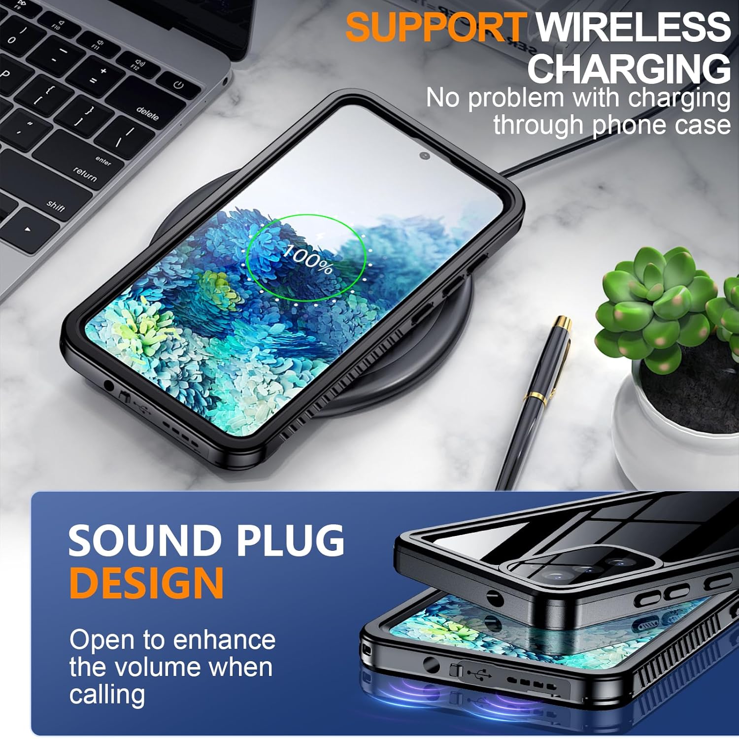 Phone Cases & Screen Protectors: Samsung Galaxy S20 Waterproof Shockproof Case