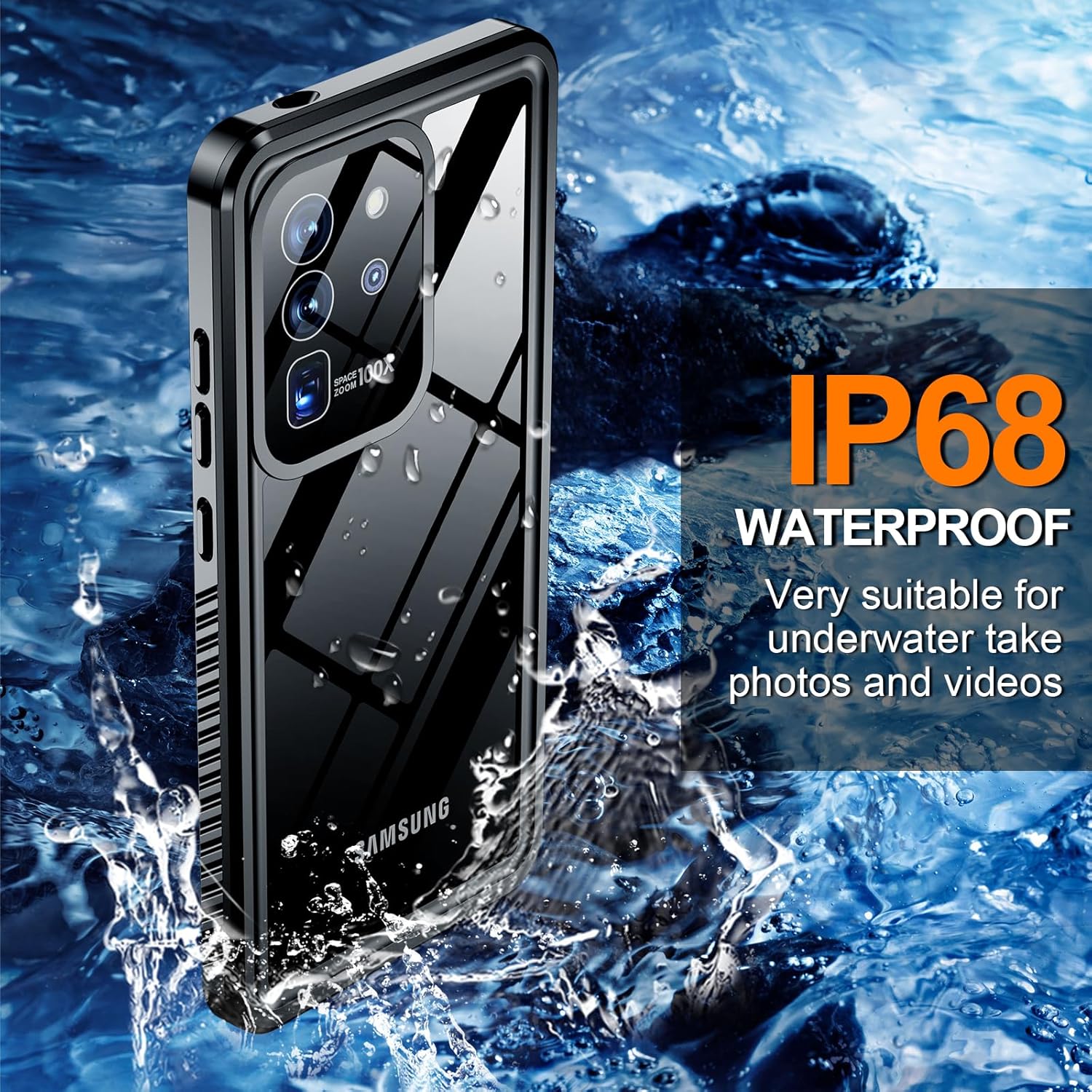 Phone Cases & Screen Protectors: Samsung Galaxy S20 Ultra Waterproof Case