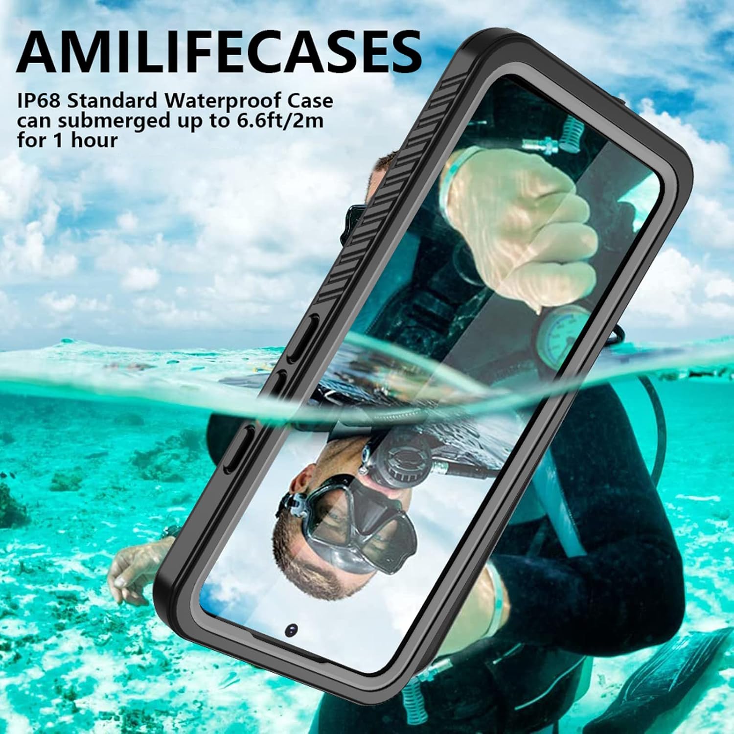 Phone Cases & Screen Protectors: Samsung Galaxy S22 Plus Waterproof Case