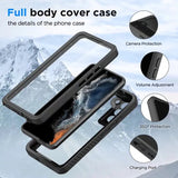 Phone Cases & Screen Protectors: Samsung Galaxy S22 Waterproof Shockproof Case