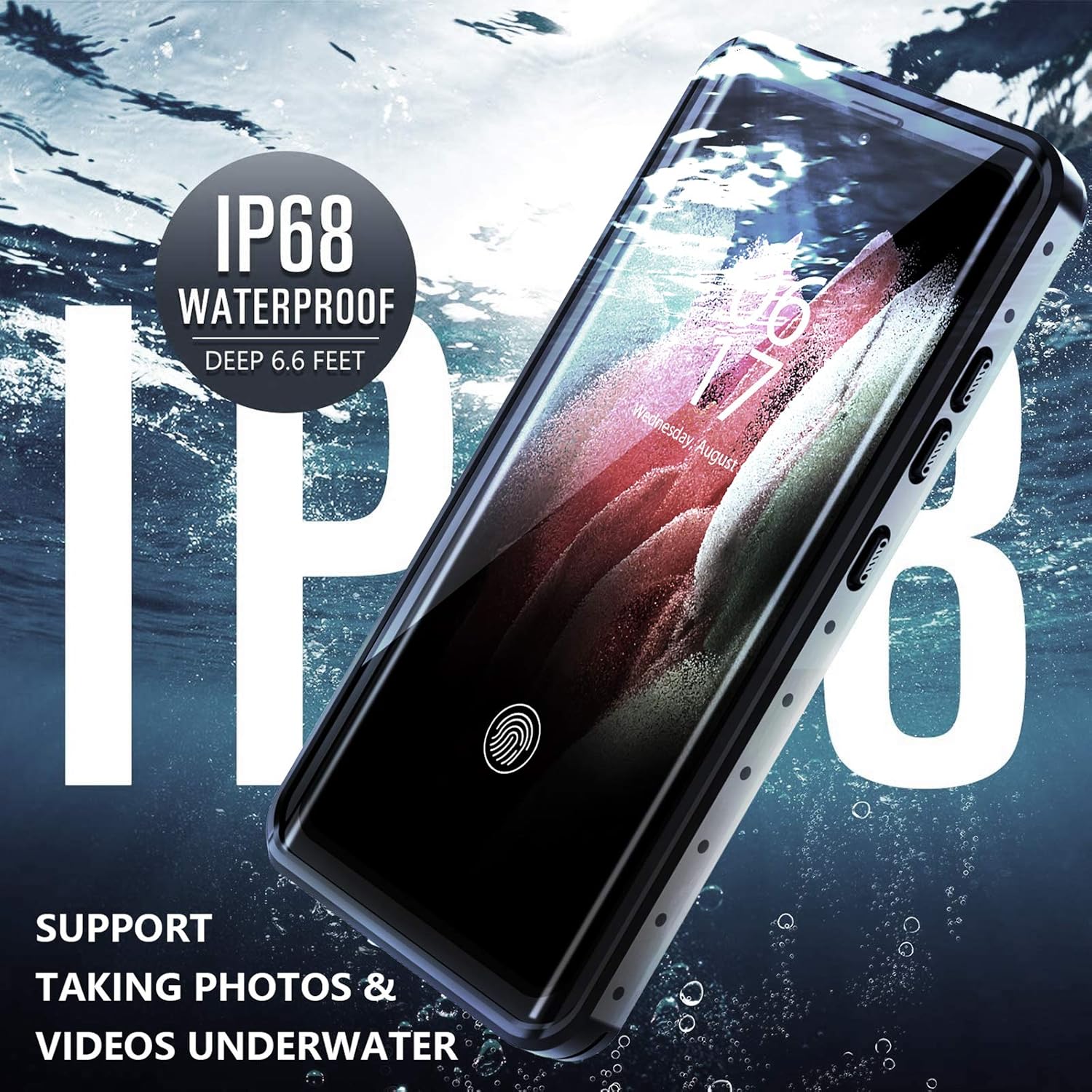 Phone Cases & Screen Protectors: Samsung Galaxy S21 Ultra Waterproof Shockproof Case