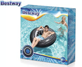 Pool Toys & Inflatables: Bestway Inflatable 1.19m High Velocity Tire Tube Pool Float