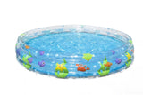 Pool Toys & Inflatables: Bestway 1.83m x H33cm Deep Dive 3-Ring Inflatable Play Pool