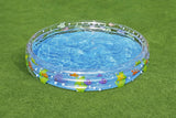 Pool Toys & Inflatables: Bestway 1.83m x H33cm Deep Dive 3-Ring Inflatable Play Pool