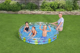 Pool Toys & Inflatables: Bestway 1.83m x H33cm Deep Dive 3-Ring Inflatable Play Pool