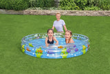 Pool Toys & Inflatables: Bestway 1.83m x H33cm Deep Dive 3-Ring Inflatable Play Pool
