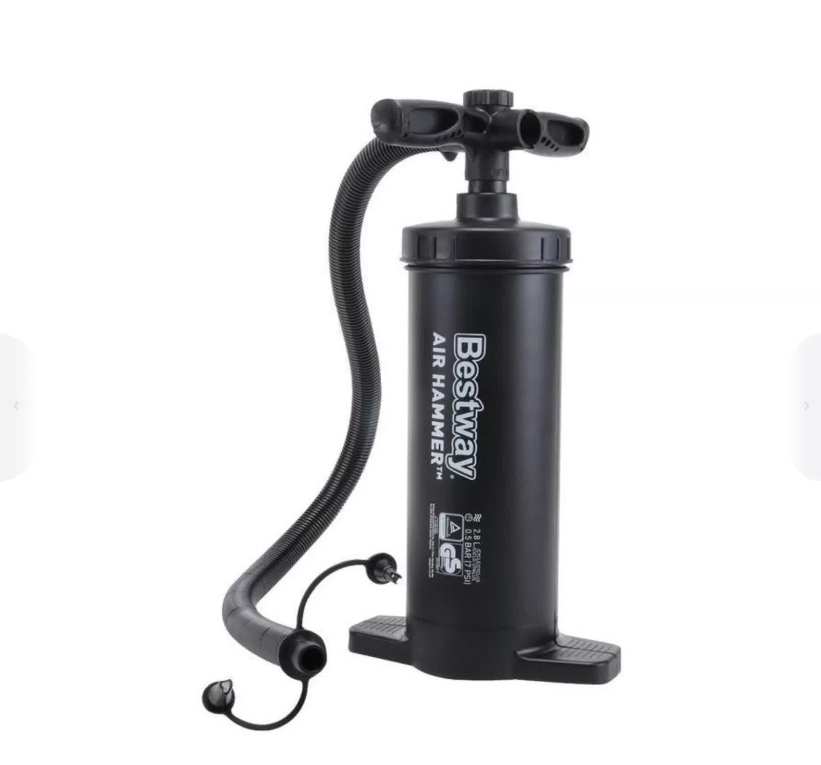 Air Pumps: Bestway Air Hammer 2800 Manual Air Pump for Airbed, Swimming Pool, Toys, Kayaks