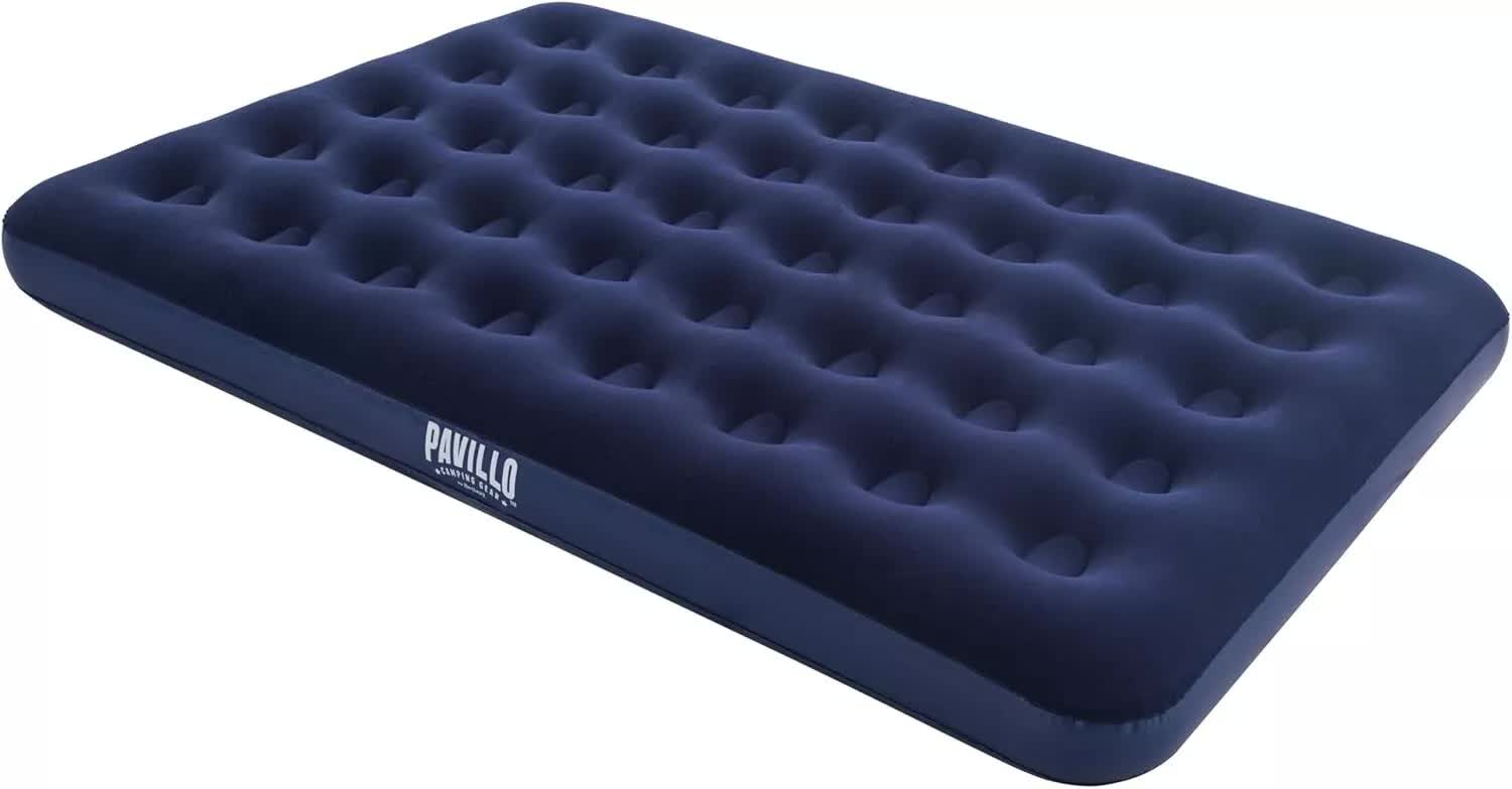 Inflatable Mattresses: Bestway 1.91m x 1.37m x 22cm Air Mattress Full Inflatable Air Bed Indoor/Outdoor Heavy Duty Durable Camping