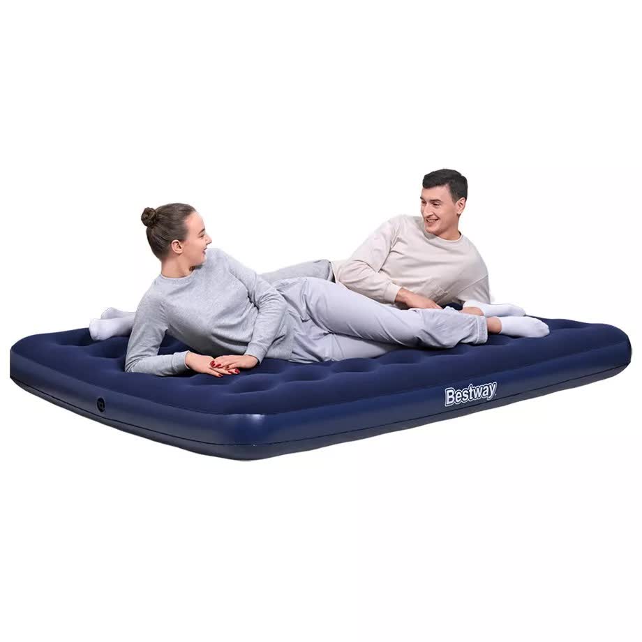 Inflatable Mattresses: Bestway 2.03m x 1.52m x 22cm Air Mattress Queen Inflatable Air Bed Indoor/Outdoor Heavy Duty Durable Camping