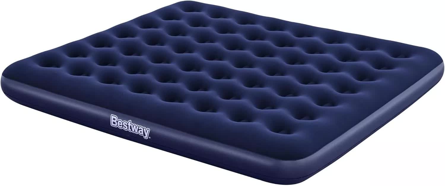 Inflatable Mattresses: Bestway 2.03m x 1.83m x 22cm Air Mattress King Inflatable Air Bed Indoor/Outdoor Heavy Duty Durable Camping