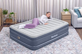 Inflatable Mattresses: Bestway 2.03m x 1.52m x 51cm Tritech Air Inflatable Mattress Queen Built-in AC Pump