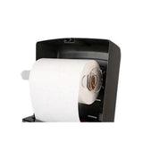 Toilet Paper Holders: Semi-Autocut Paper Towel Dispenser-Black