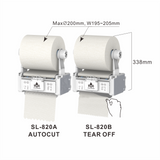 Bath Towels & Robes: Touchless Paper Towel Dispenser-Black
