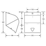 Toilet Paper Holders: Stainless Steel Roll Towel Dispenser