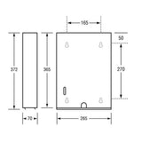 Toilet Paper Holders: Paper Towel Dispenser - Silver
