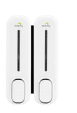 Body Wash & Hand Soap: CLASSIC Dual Soap/Shampoo Dispenser 300ml -White