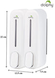Body Wash & Hand Soap: CLASSIC Dual Soap/Shampoo Dispenser 300ml -White