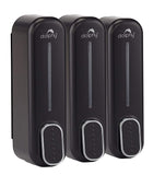 Body Wash & Hand Soap: Manual Soap Dispenser 300ml (Pack of 3) - Black