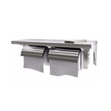Toilet Paper Holders: Stainless Steel Twin Toilet Roll Holder with Shelf