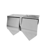 Toilet Paper Holders: SS Double Toilet Roll Holder with Shelf
