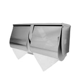 Toilet Paper Holders: SS Double Toilet Roll Holder with Shelf
