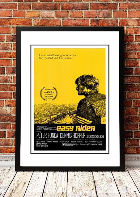 Posters, Paintings & Prints: Easy Rider' Cult Movie Poster! - Framed A3