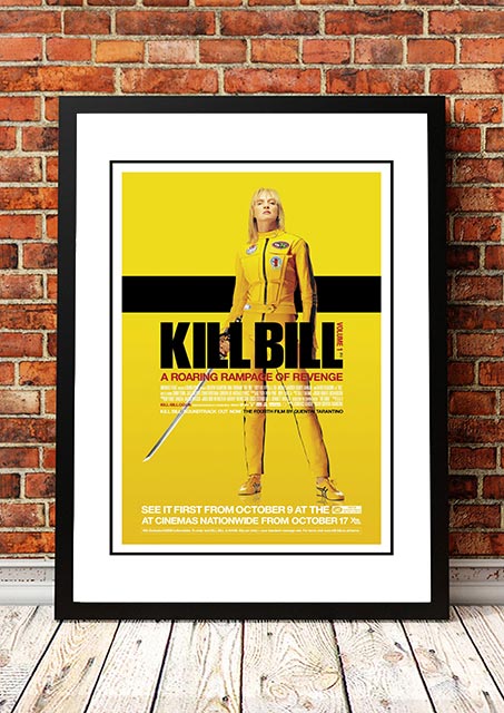 Posters, Paintings & Prints: Kill Bill' Cult Movie Poster! - Framed A4