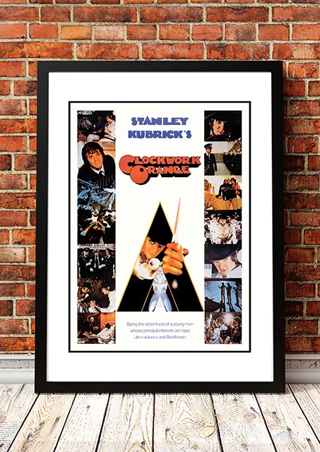 Posters, Paintings & Prints: Clockwork Orange' Cult Movie Poster! - Framed A3