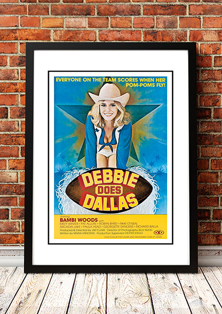 Posters, Paintings & Prints: Debbie Does Dallas' Cult Movie Poster! - Framed A2