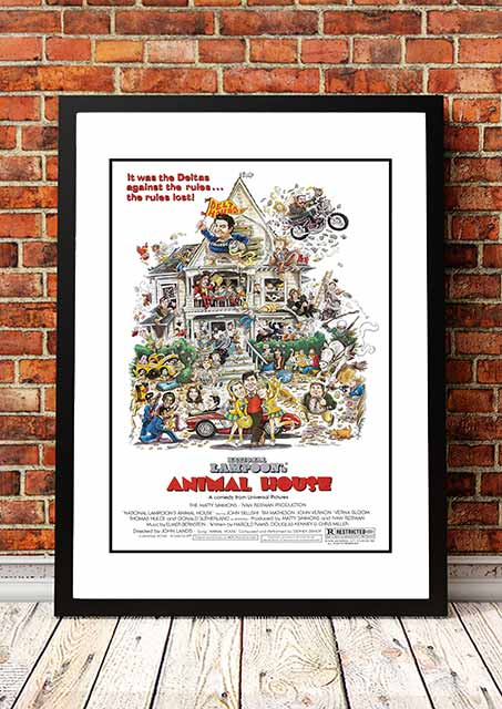 Posters, Paintings & Prints: Animal House' Cult Movie Poster! - Framed A4