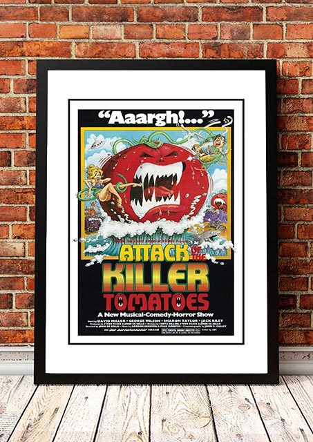 Posters, Paintings & Prints: Attack of the Killer Tomatoes' Cult Movie Poster! - Framed A2