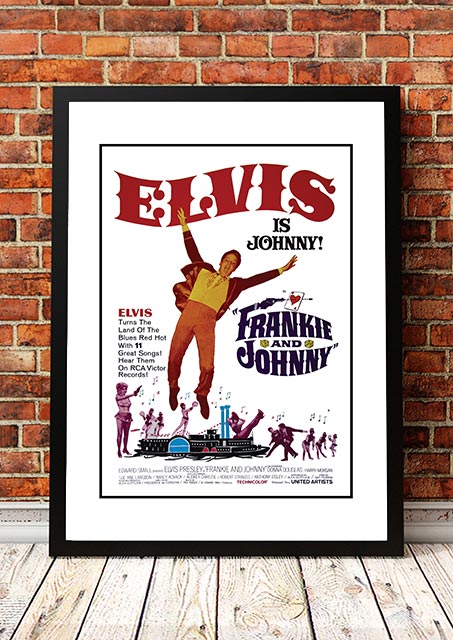 Posters, Paintings & Prints: Elvis 'Frankie and Johhny' Framed Movie Poster! - Framed A3
