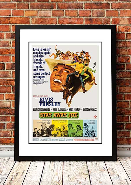 Posters, Paintings & Prints: Elvis 'Stay Away Joe' Framed Movie Poster! - Framed A3