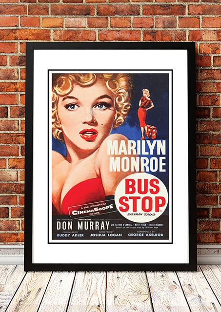 Posters, Paintings & Prints: Marilyn Monroe ‘Bus Stop’ Framed Movie Poster! - Framed A4