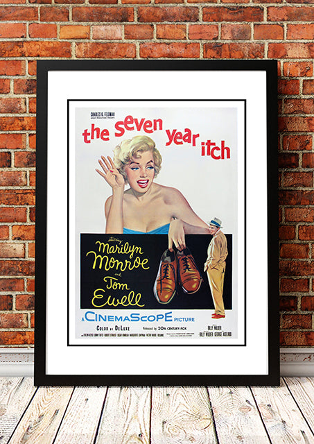 Posters, Paintings & Prints: Marilyn Monroe ‘The Seven Year Itch’ Framed Movie Poster! - Framed A3