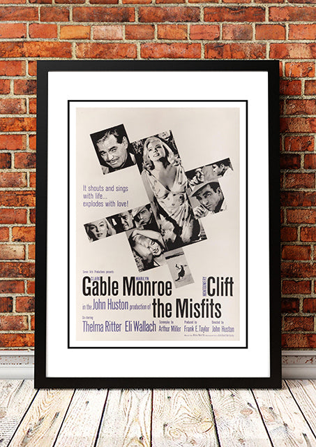 Posters, Paintings & Prints: Marilyn Monroe ‘The Misfits’ Framed Movie Poster! - Framed A4