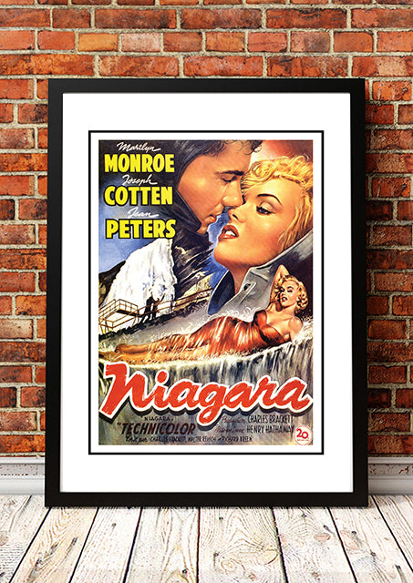 Posters, Paintings & Prints: Marilyn Monroe ‘Niagara’ Framed Movie Poster! - Framed A4