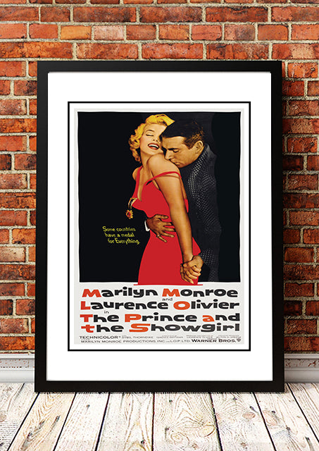Posters, Paintings & Prints: Marilyn Monroe ‘The Prince and the Showgirl’ Framed Movie Poster! - Framed A3
