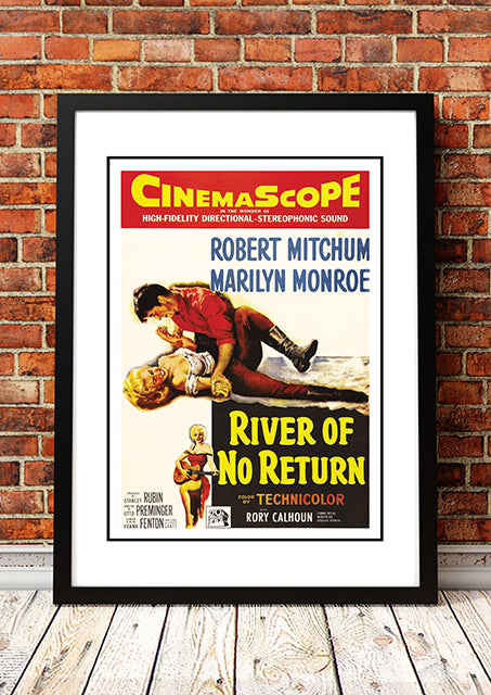 Posters, Paintings & Prints: Marilyn Monroe ‘River of No Return’ Framed Movie Poster! - Framed A3