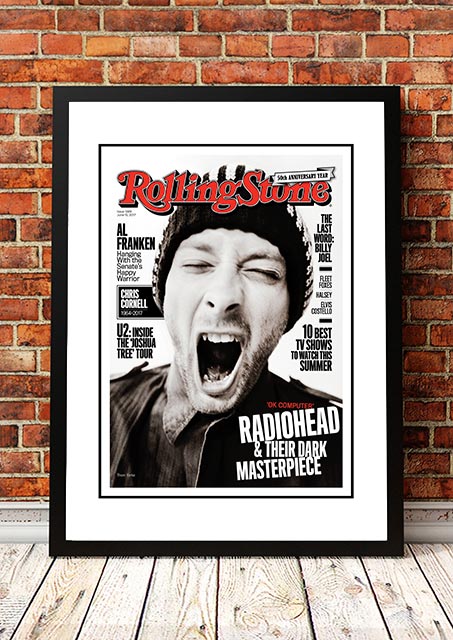 Posters, Paintings & Prints: Radiohead' Rolling Stone Magazine Cover! - Framed A3