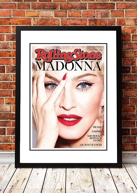 Posters, Paintings & Prints: Madonna' Rolling Stone Magazine Cover! - Framed A4