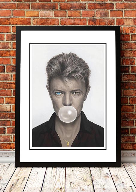 Posters, Paintings & Prints: David Bowie ‘Bubblegum’ Pop Art Poster - Framed A2