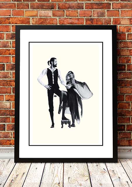 Posters, Paintings & Prints: Fleetwood Mac ‘Rumours’ In Store Promotional Poster 1977 - Framed A4