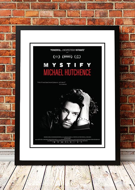 Posters, Paintings & Prints: Michael Hutchence ‘Mystify’ Movie Poster 2019 - Framed A3
