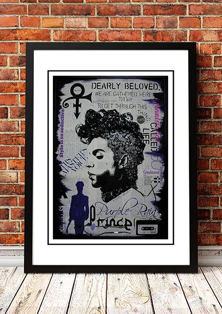 Posters, Paintings & Prints: Prince 'Pop Art' Poster - Framed A2