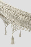 Hammocks & Accessories: Outdoor undercover cotton Mayan Legacy hammock with hand crocheted tassels Queen Size Marble Colour